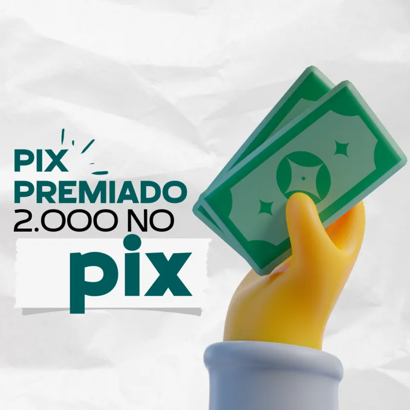 Imagem da campanha 2.000 no Pix