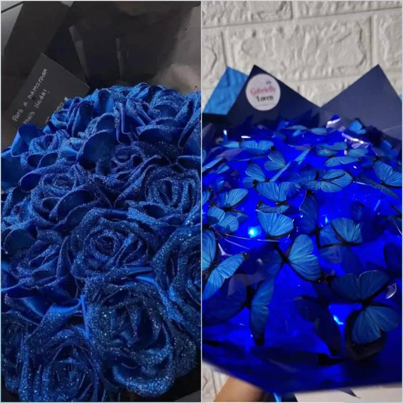 Imagem da campanha Rifa Buquê Rosa Eterna ou Borboleta Azul