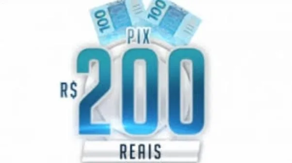 Imagem da campanha Pix de 200 na conta!