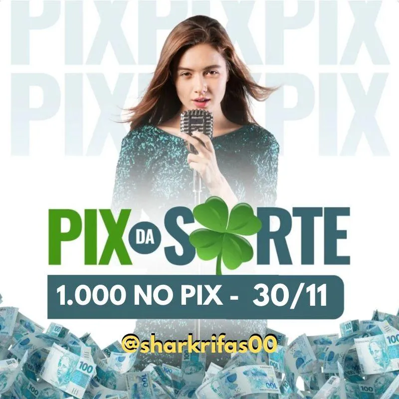 Imagem da campanha VOCÊ VAI GANHAR R$1.000,00 NO PIX ATÉ DIA 30/11