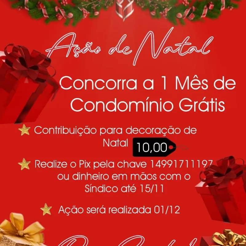 Imagem da campanha AÇÃO DE NATAL