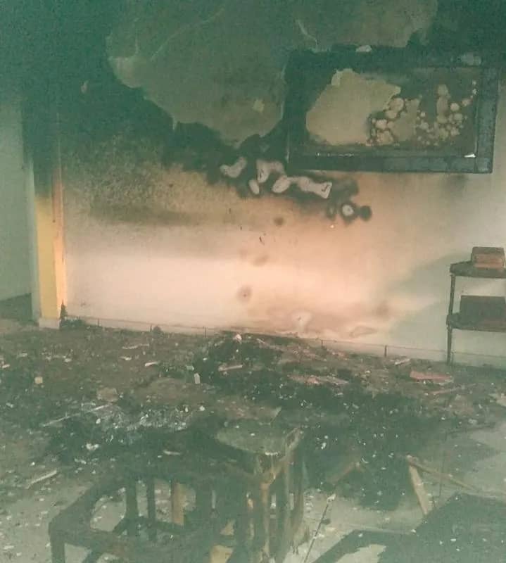 Imagem da campanha Reforma da casa de Beatriz Sobreira após o incêndio.