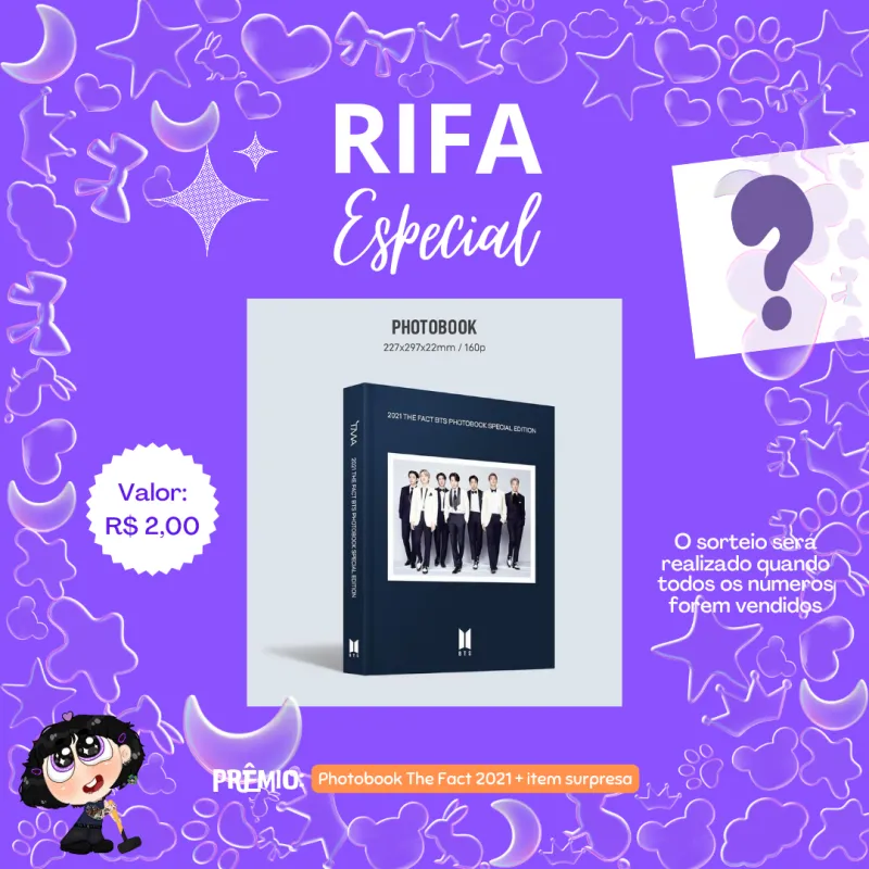 Imagem da campanha PHOTOBOOK THE FACT E ITEM SURPRESA