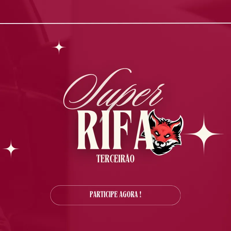 Imagem da campanha Super Rifa Terceirão 🦊