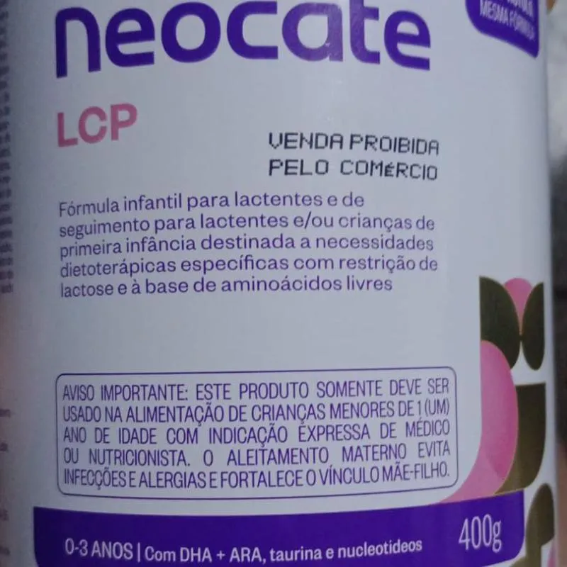 Imagem da campanha Para arrecadar dinheiro para compra leite Neocate