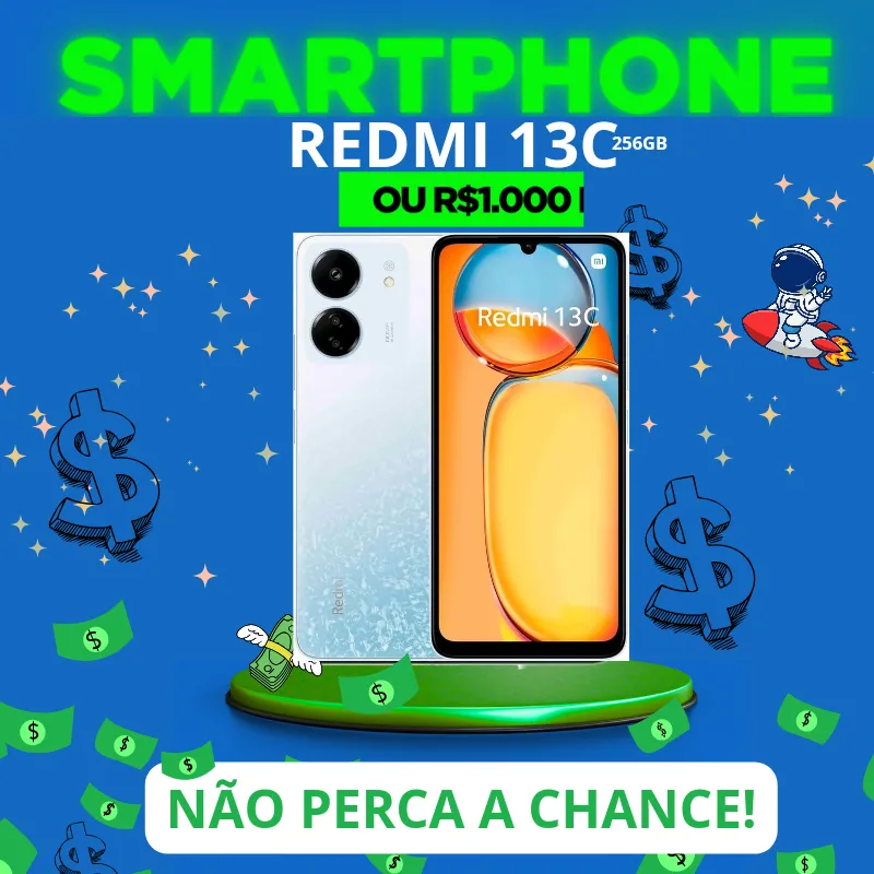 Imagem da campanha Redmi 13C