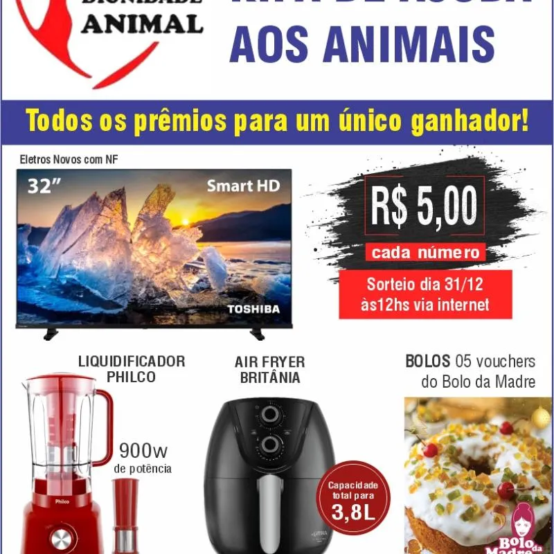 Imagem da campanha Rifa final de ano 2024