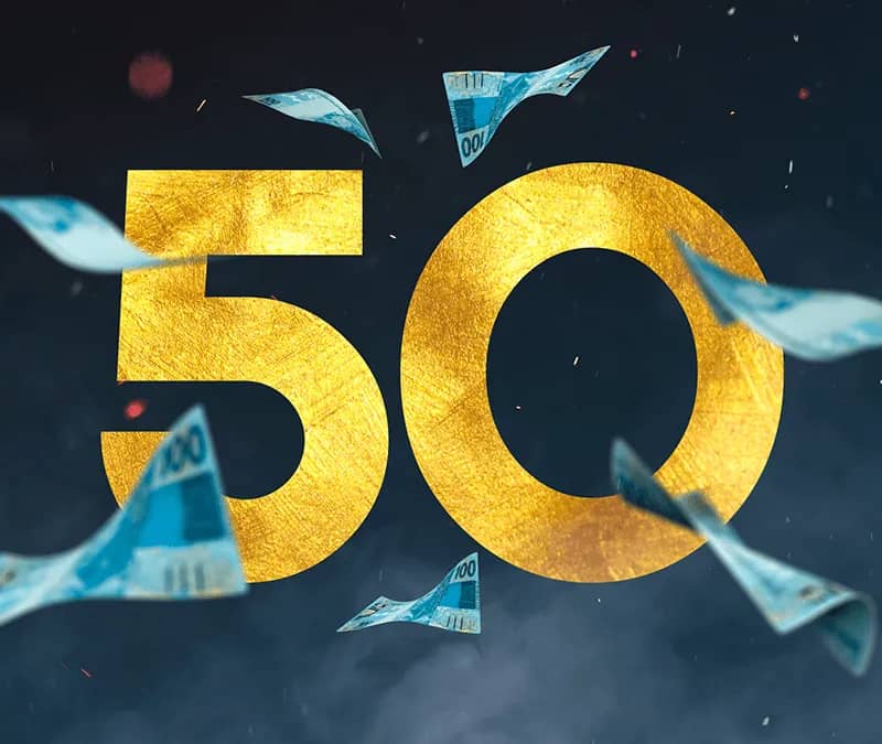 Imagem da campanha 50 Mil No Pix