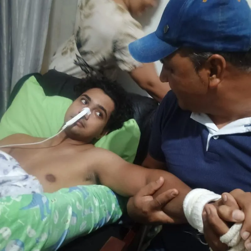 Imagem da campanha Rifa solidária Fisioterapia Caio