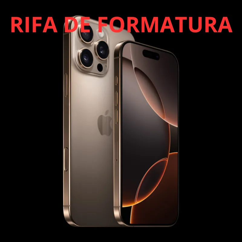 Imagem da campanha Rifa formatura
