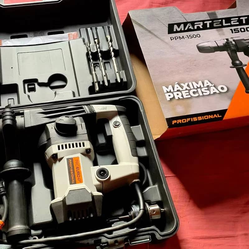 Imagem da campanha Martelete Euro Pró de 1500 watts completo