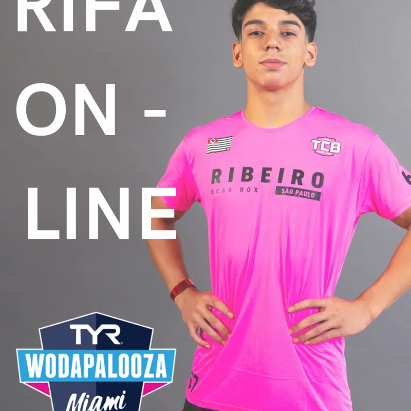 Imagem da campanha Caio Ribeiro no TYR Wodapalooza