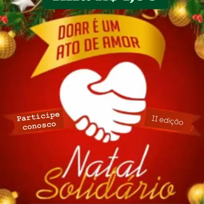 Imagem da campanha Natal solidário