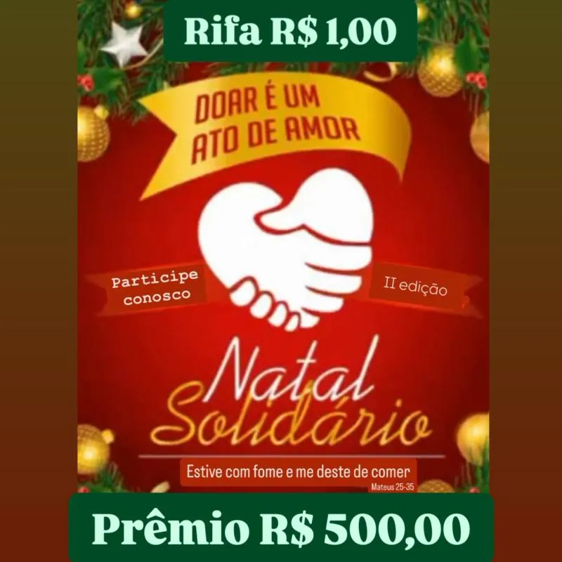 Imagem da campanha Natal solidário