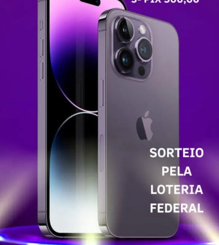 Imagem da campanha Iphone 14 pro Max ou 7mil no pix