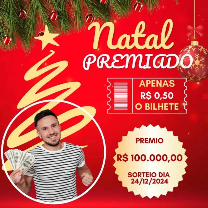 Imagem da campanha Natal premiado
