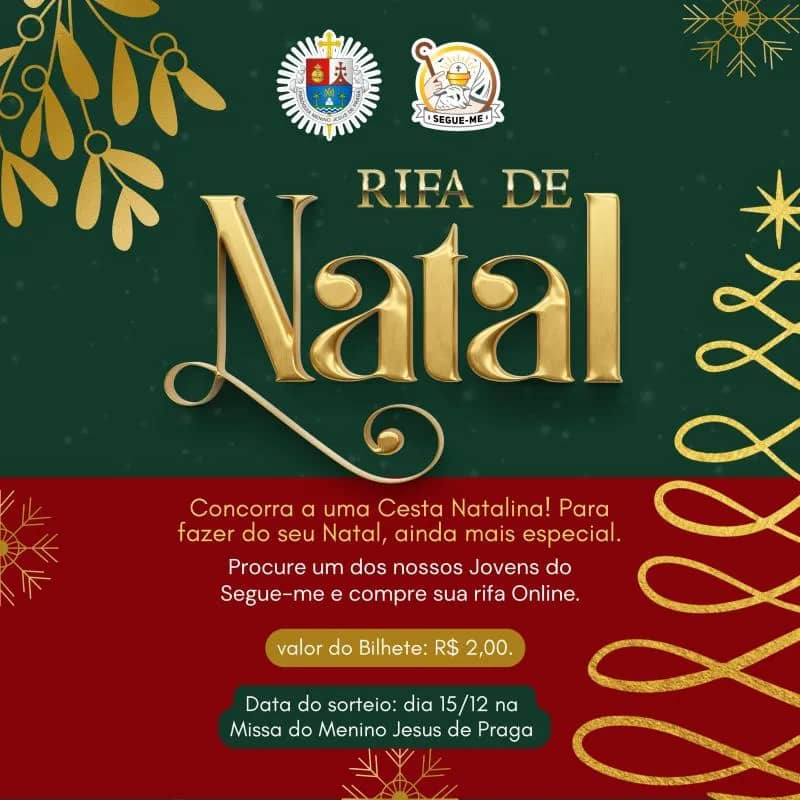 Imagem da campanha RIFA NATALINA