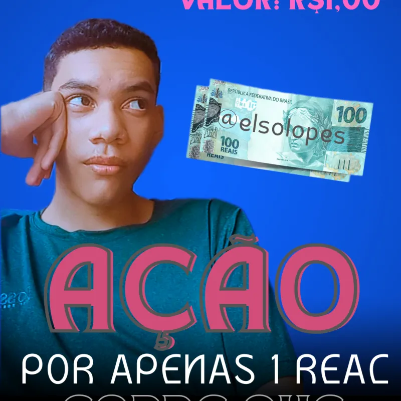 Imagem da campanha R$500 reais no pix