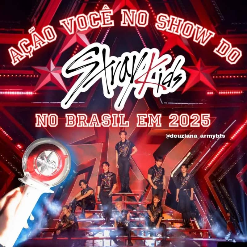 Imagem da campanha 1 Ingresso Stray Kids Pista Premium Inteira Morumbis 06/04/25 + Lightstick Official Ver. 2