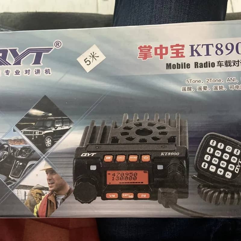Imagem da campanha Rádio QYT KT 8900