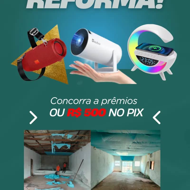 Imagem da campanha Reforma da igreja