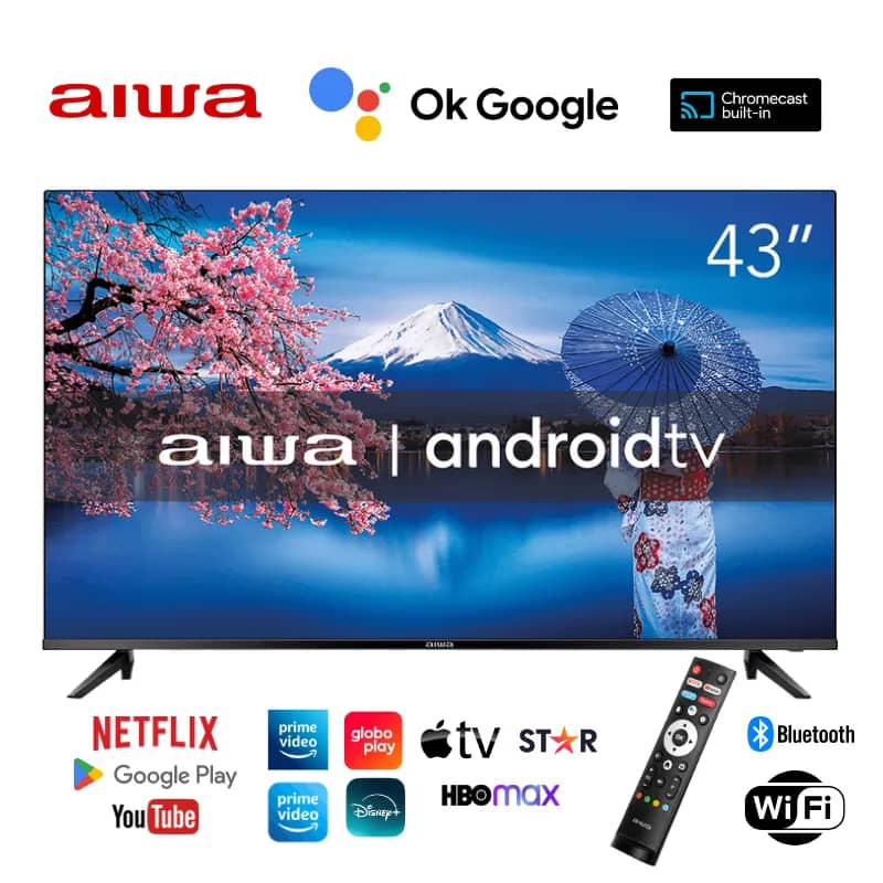 Imagem da campanha SMART TV ANDROID 43" AIWA - LACRADA + Garantia