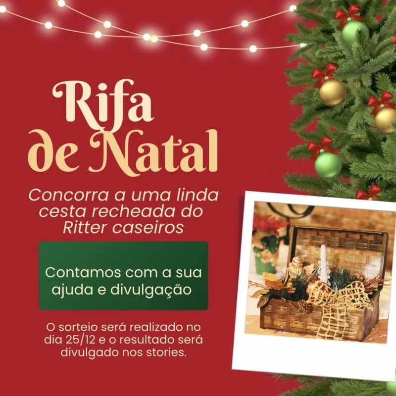 Imagem da campanha Rifa Natal