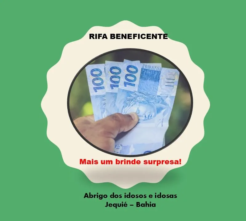 Imagem da campanha RIFA BENEFICENTE PARA AJUDAR NAS CONTAS DE ÁGUA DO ABRIGO