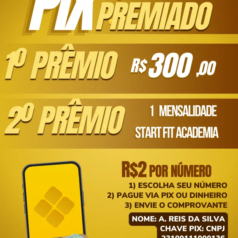 Imagem da campanha Pix Premiado