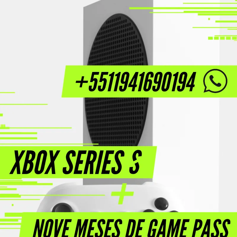 Imagem da campanha 🎮 Rifa imperdível: Xbox Series S com 9 meses de Game Pass! 🎮
