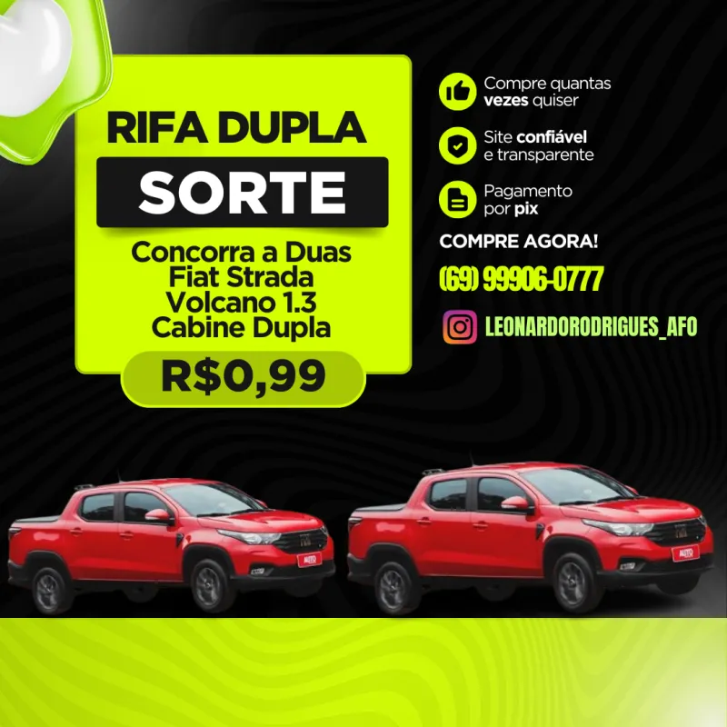 Imagem da campanha RIFA DUPLA SORTE