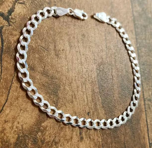 Imagem da campanha Pulseira de Prata 21cm 5m OU 120$ NO PIX CORRE