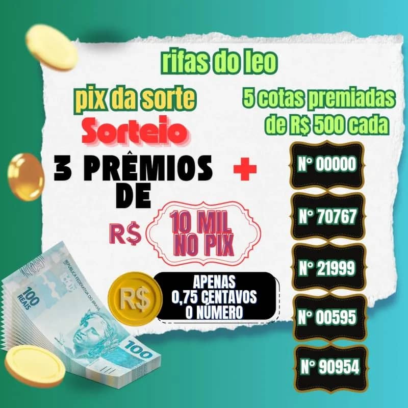 Imagem da campanha RIFA DA SORTE