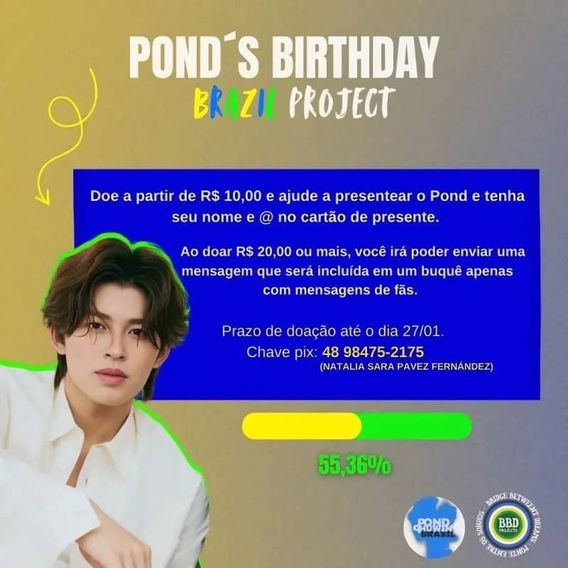 Imagem da campanha projeto de arrecadação