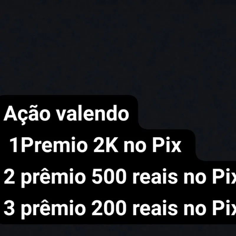 Imagem da campanha Ação valendo 2K no Pix e mais dois prêmios em dinheiro