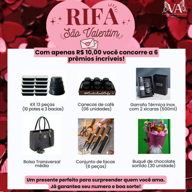 Imagem da campanha Rifa - São Valentim
