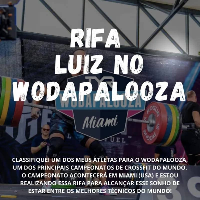 Imagem da campanha Luiz do WODAPALOOZA - Miami 🇺🇸
