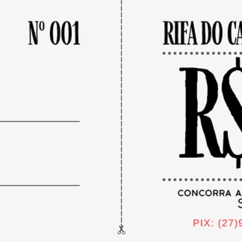 Imagem da campanha RIFA DO CASAL