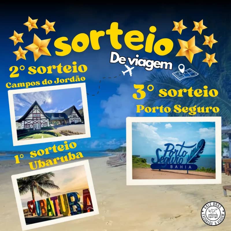 Imagem da campanha Sorteio