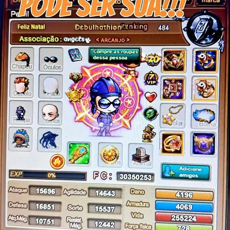 Imagem da campanha Conta DDTank server S (1-3,9-10,12-19,UOL) Ilha dos Valentões