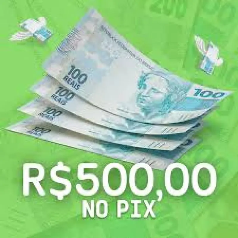 Imagem da campanha Sorteio de 500 no pix