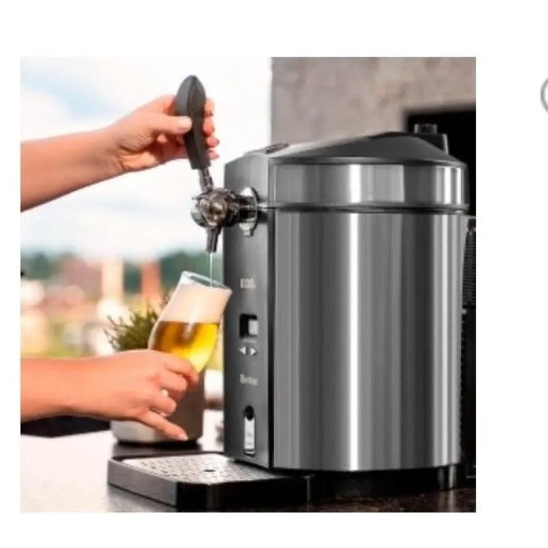 Imagem da campanha Chopeira EOS Bierhaus 5 Litros Inox com Keg ECE05IB Bivolt com 10 cilindros