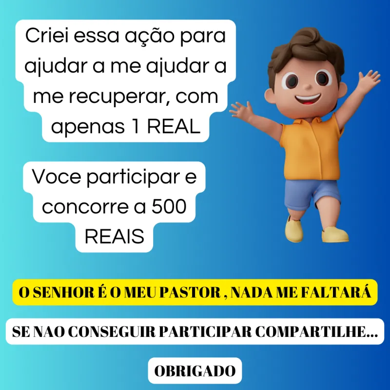 Imagem da campanha Compartilhe se nao puder participar