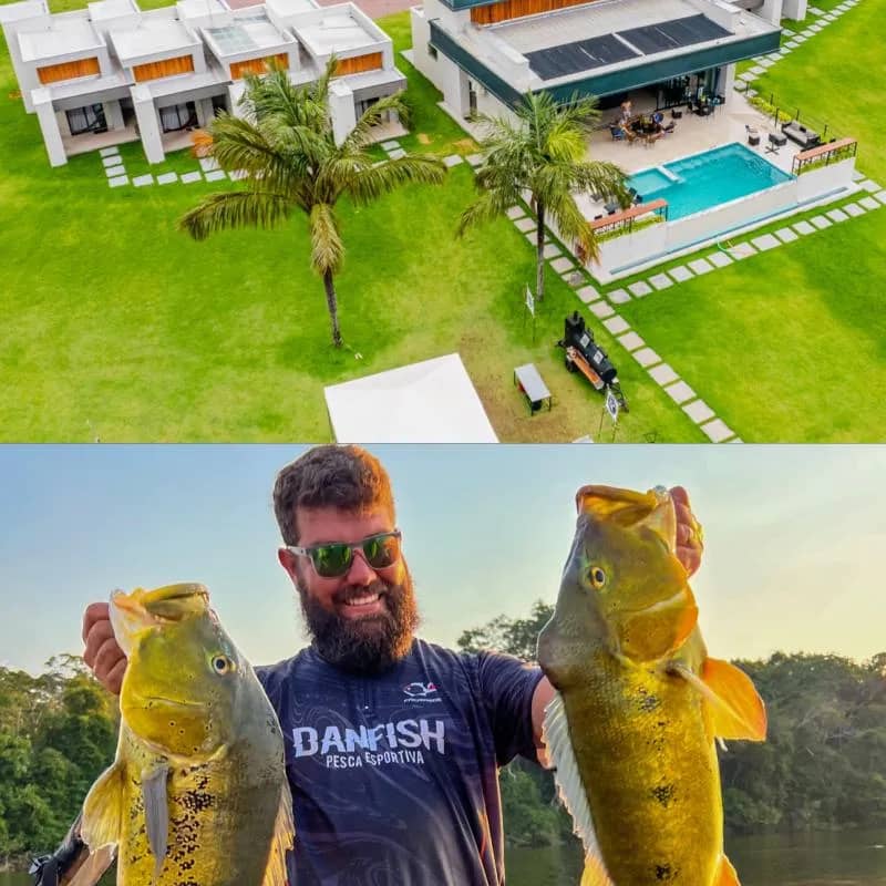 Imagem da campanha 3 Diárias All Inclusive Pousada Tucuna Sport Fishing OU R$7.000,00 no Pix