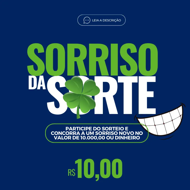 Imagem da campanha Sorriso da Sorte