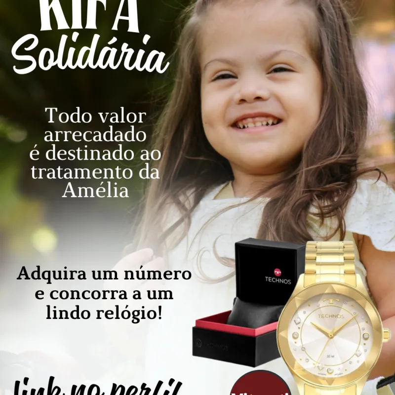 Imagem da campanha AMÉLIA NÃO PODE PARAR