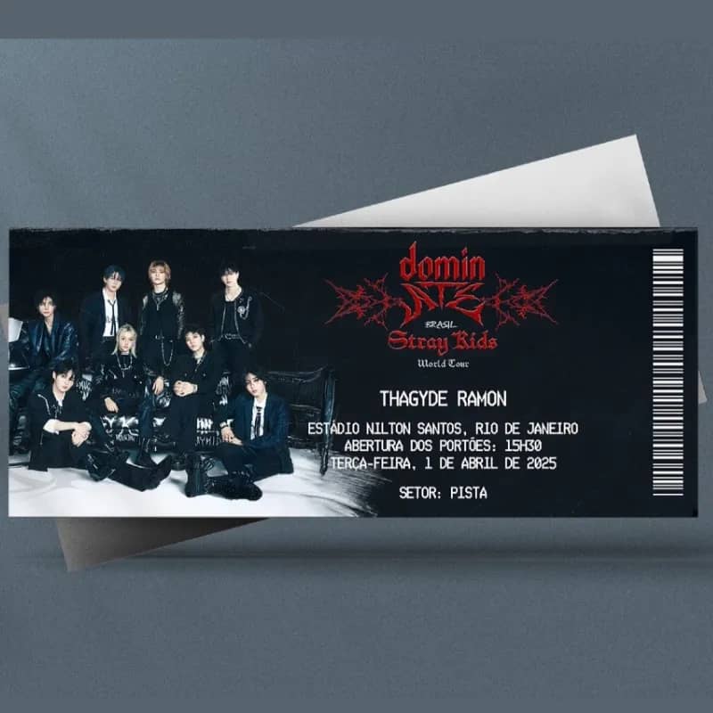 Imagem da campanha Ingresso Stray Kids / Rio de Janeiro 01/04