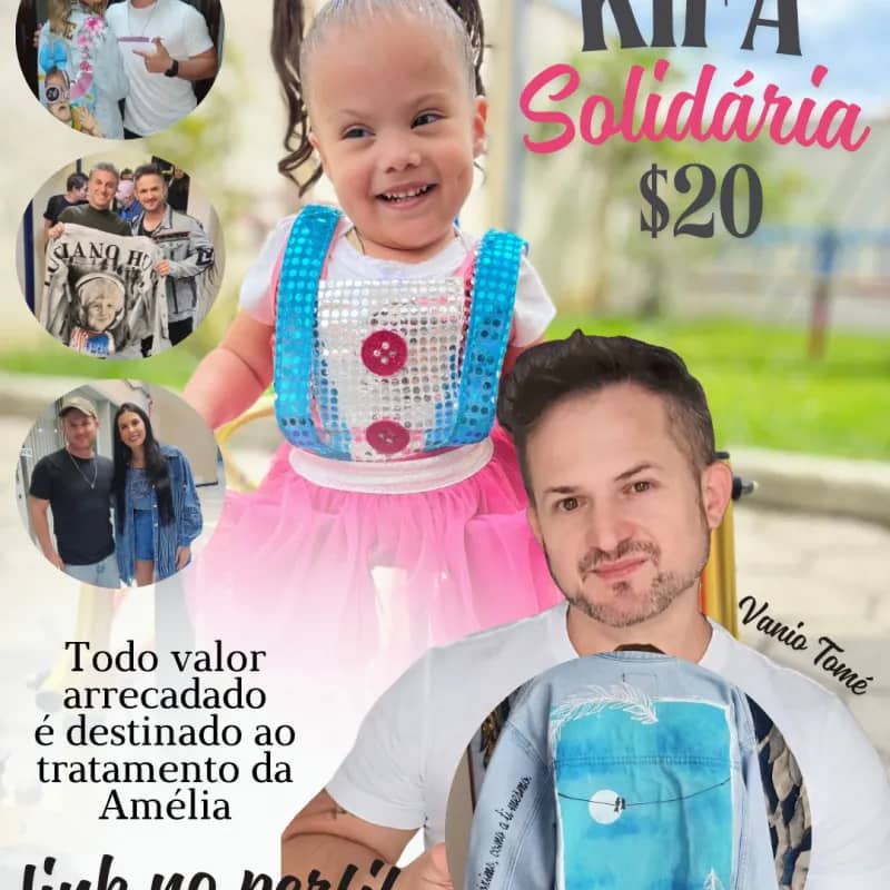 Imagem da campanha AMÉLIA NÃO PODE PARAR - Vanio Tomé