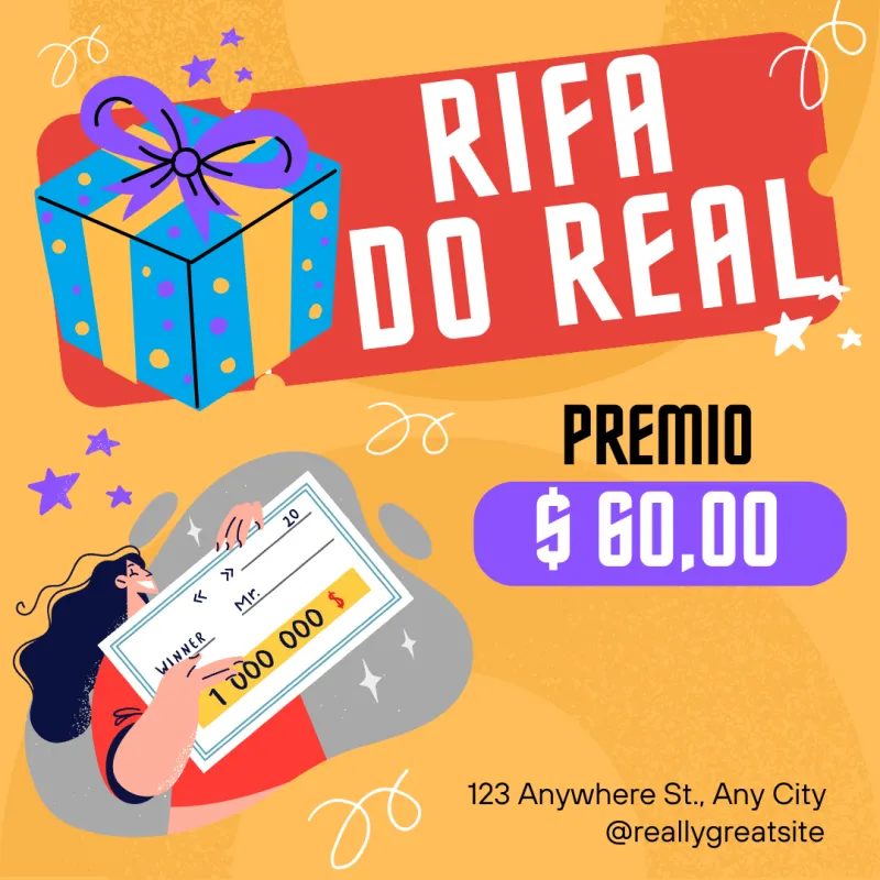 Imagem da campanha Rifa em dinheiro!