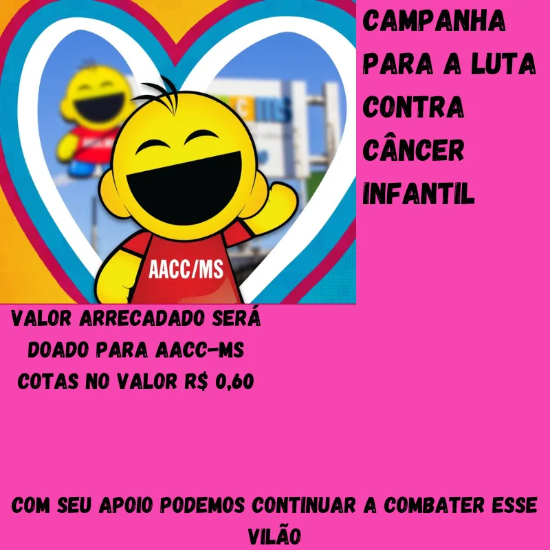Imagem da campanha Campanha para a Luta Contra Câncer Infantil